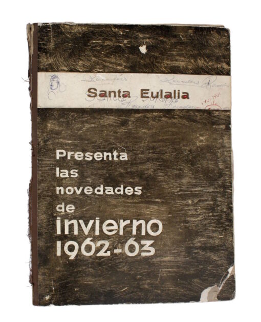 SANTA EULALIA Winter 1962/63 textile book