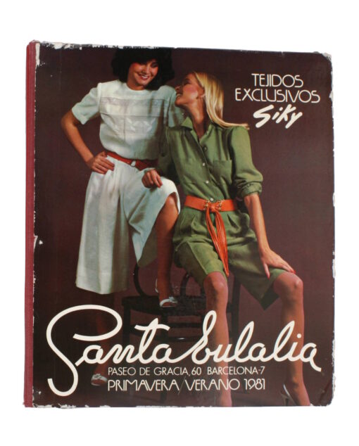 SANTA EULALIA Spring-Summer 1981 textile book