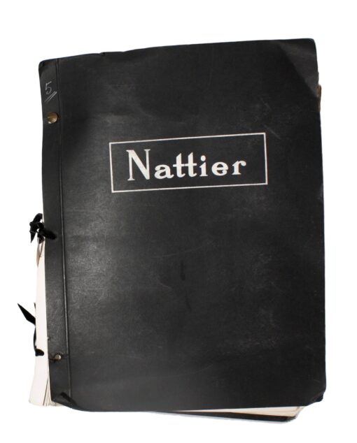 NATTIER textile Book of famous Designers