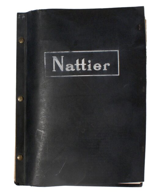 NATTIER textile Book of famous Designers