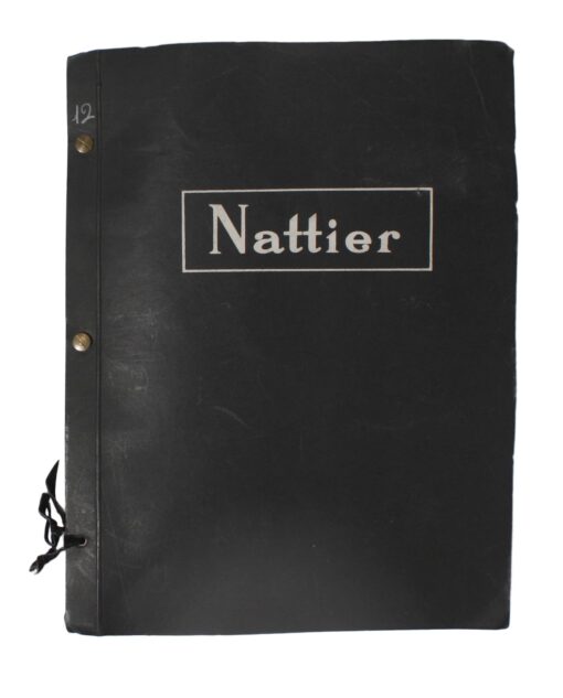 NATTIER textile Book of famous Designers