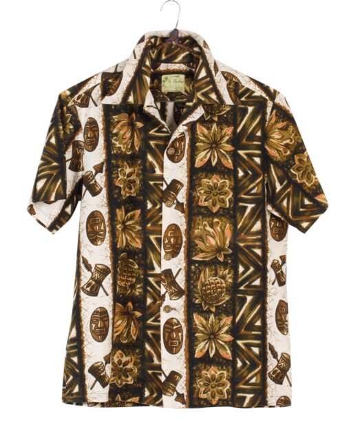 vintage UI-MAIKAI Vintage Hawaiian Tiki Tribal Shirt