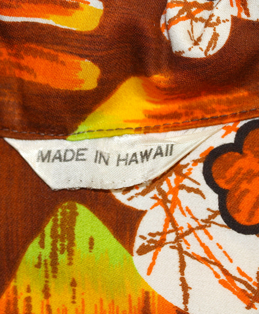 NO-LABEL Hawaiian shirt '60s ca. – Madeinused